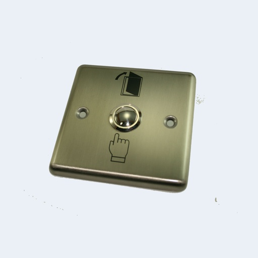 PULSADOR ACCESO ACERO INOX 90X90X28